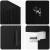 Mobilier cu Montaj pe Perete 2 pcs Stejar negru GartenMobel Dekor