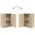Set comodă TV Pe perete 4 pcs Stejar Sonoma Lemn compozit GartenMobel Dekor