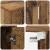 Set comodă TV Pe perete 4 pcs Lemn Vechi Lemn compozit GartenMobel Dekor