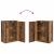 Set comodă TV Pe perete 4 pcs Lemn Vechi Lemn compozit GartenMobel Dekor