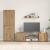 Set comodă TV Pe perete 4 pcs Stejar Artizanal Lemn compozit GartenMobel Dekor