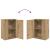 Set comodă TV Pe perete 4 pcs Stejar Artizanal Lemn compozit GartenMobel Dekor