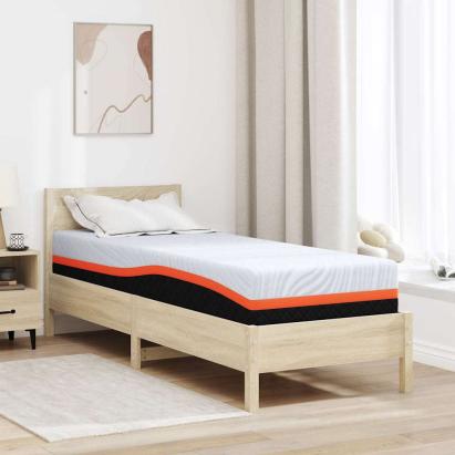 Saltea Alb și gri 70 x 200 cm Material Jacquard GartenMobel Dekor