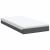 Saltea Alb și gri 120 x 200 cm Material Jacquard GartenMobel Dekor