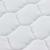 Topper din nucă de cocos Alb 70 x 200 cm Material Jacquard GartenMobel Dekor