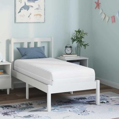 Saltea Alb 70 x 140 cm Arcuri din buzunar GartenMobel Dekor