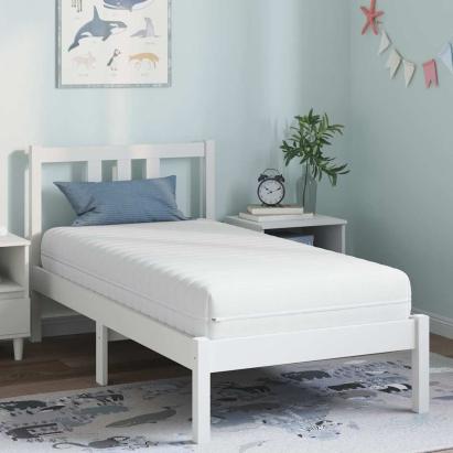 Saltea Alb 80 x 160 cm Arcuri din buzunar GartenMobel Dekor