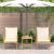 Set de canapele pentru grădină cu pernă 3 pcs Ulei Natural GartenMobel Dekor