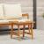 Masă laterală Ulei Natural 45 x 45 x 40 cm Lemn Solid de Acacia GartenMobel Dekor