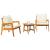 Set bistro cu pernă 3 pcs Maro Lemn Solid de Acacia GartenMobel Dekor