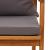 Scaun pentru Grădină 2 Bucată Ulei Natural 65 x 59,5 x 72 cm GartenMobel Dekor