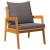 Set bistro cu pernă 3 pcs Maro Lemn Solid de Acacia GartenMobel Dekor