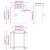 Dulap de control Gri 28 x 13 x 28 cm Plastic ABS GartenMobel Dekor