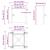 Dulap de control Gri 37 x 16,5 x 35 cm Plastic ABS GartenMobel Dekor