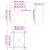 Dulap de control Gri 42 x 19,5 x 50 cm Plastic ABS GartenMobel Dekor