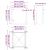Dulap de control Gri 47 x 17,5 x 50 cm Plastic ABS GartenMobel Dekor