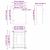 Dulap de control Gri 57 x 24,5 x 70 cm Plastic ABS GartenMobel Dekor