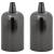 Suporturi lămpi 2 buc Negru lucios E27 GartenMobel Dekor
