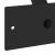 Suport de Steag Negru 13 x 6 x 0,2 cm Oțel GartenMobel Dekor