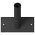 Suport de Steag Negru 13 x 6 x 0,2 cm Oțel GartenMobel Dekor