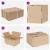 Cutie Pliabilă 50 pcs natural 20 x 15 x 10 cm Carton GartenMobel Dekor