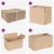 Cutie Pliabilă 50 pcs natural 24 x 13 x 13 cm Carton GartenMobel Dekor