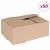 Cutie Pliabilă 50 pcs natural 25 x 17,5 x 10 cm Carton GartenMobel Dekor