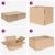 Cutie Pliabilă 50 pcs natural 35 x 24 x 15 cm Carton GartenMobel Dekor