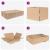 Cutie Pliabilă 50 pcs natural 40 x 30 x 10 cm Carton GartenMobel Dekor