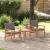 Scaun pentru Grădină 2 pcs Antracit Lemn Solid de Acacia GartenMobel Dekor