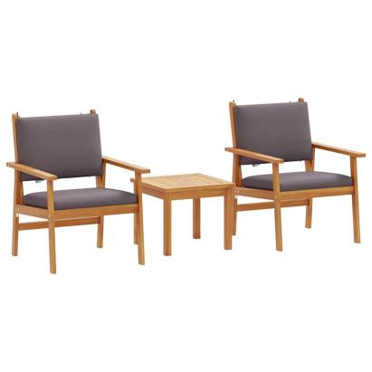 Set de canapele pentru grădină 3 pcs Antracit GartenMobel Dekor
