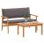 Set de canapele pentru grădină cu pernă 2 pcs Antracit GartenMobel Dekor