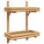 Raft de perete cu raft Pe perete Maro 39 x 26 x 60 cm Bambus GartenMobel Dekor