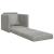 Pat canapea Gri deschis 74 x 77 x 81 cm Catifea GartenMobel Dekor