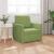 Pat canapea Verde deschis 74 x 77 x 81 cm Catifea GartenMobel Dekor