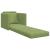 Pat canapea Verde deschis 74 x 77 x 81 cm Catifea GartenMobel Dekor