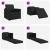 Pat canapea 60cm Negru Piele artificiala GartenMobel Dekor