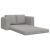 Pat canapea Gri deschis 148 x 71 x 83 cm Catifea GartenMobel Dekor