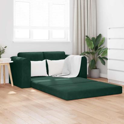 Pat canapea Verde închis 148 x 71 x 83 cm Catifea GartenMobel Dekor