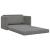 Pat canapea Gri închis 124 x 71 x 78 cm Catifea GartenMobel Dekor