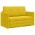Pat canapea Galben floarea-soarelui 124 x 71 x 78 cm Catifea GartenMobel Dekor