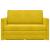 Pat canapea Galben floarea-soarelui 124 x 71 x 78 cm Catifea GartenMobel Dekor