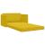 Pat canapea Galben floarea-soarelui 124 x 71 x 78 cm Catifea GartenMobel Dekor
