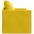 Pat canapea Galben floarea-soarelui 124 x 71 x 78 cm Catifea GartenMobel Dekor