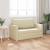 Pat canapea Crem 124 x 71 x 78 cm Piele artificiala GartenMobel Dekor