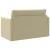 Pat canapea Crem 124 x 71 x 78 cm Piele artificiala GartenMobel Dekor