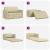 Pat canapea Crem 124 x 71 x 78 cm Piele artificiala GartenMobel Dekor