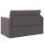 Pat canapea Gri 124 x 71 x 78 cm Piele artificiala GartenMobel Dekor