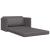 Pat canapea Gri 124 x 71 x 78 cm Piele artificiala GartenMobel Dekor