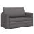 Pat canapea Gri 124 x 71 x 78 cm Piele artificiala GartenMobel Dekor